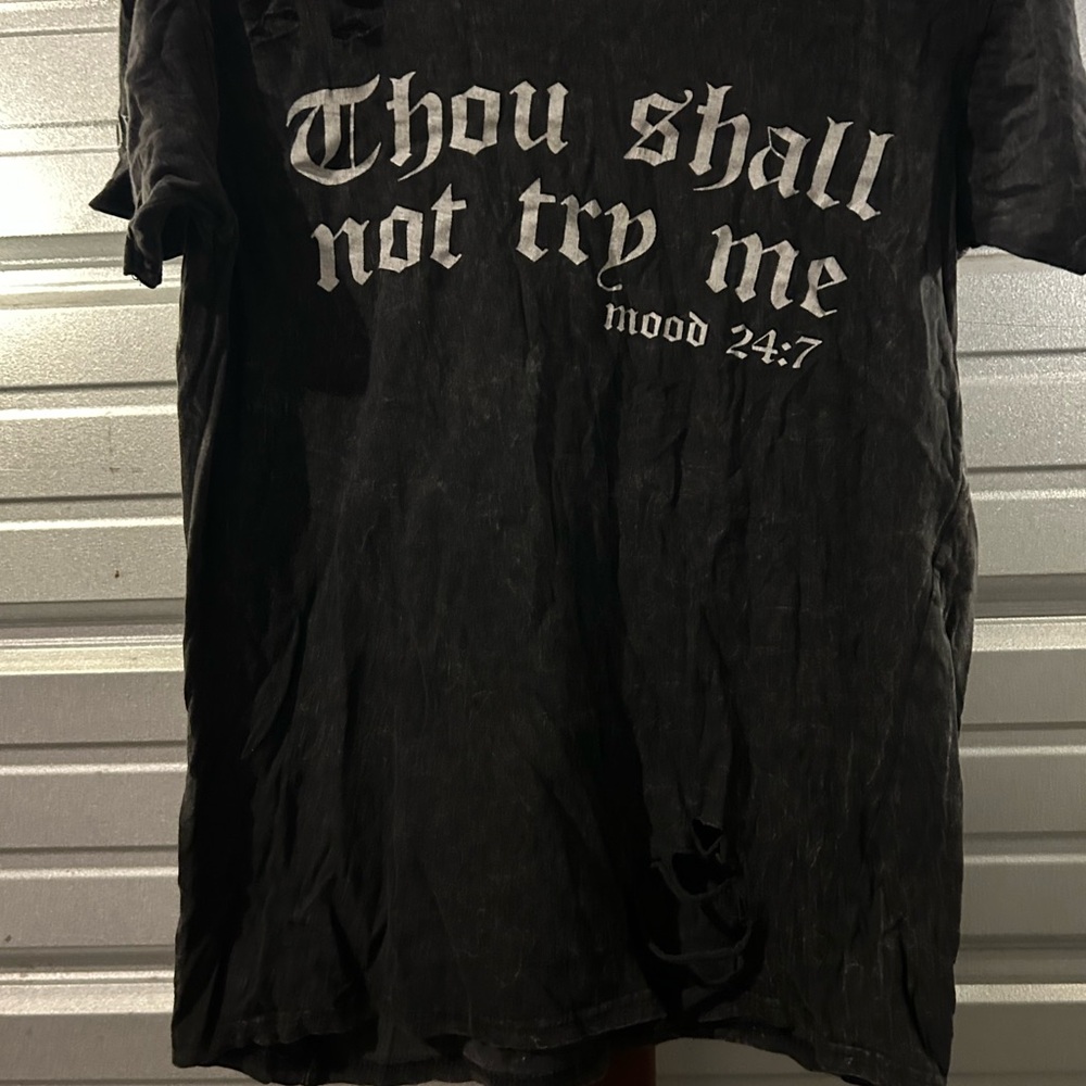 On Fire Black Graphic Tee